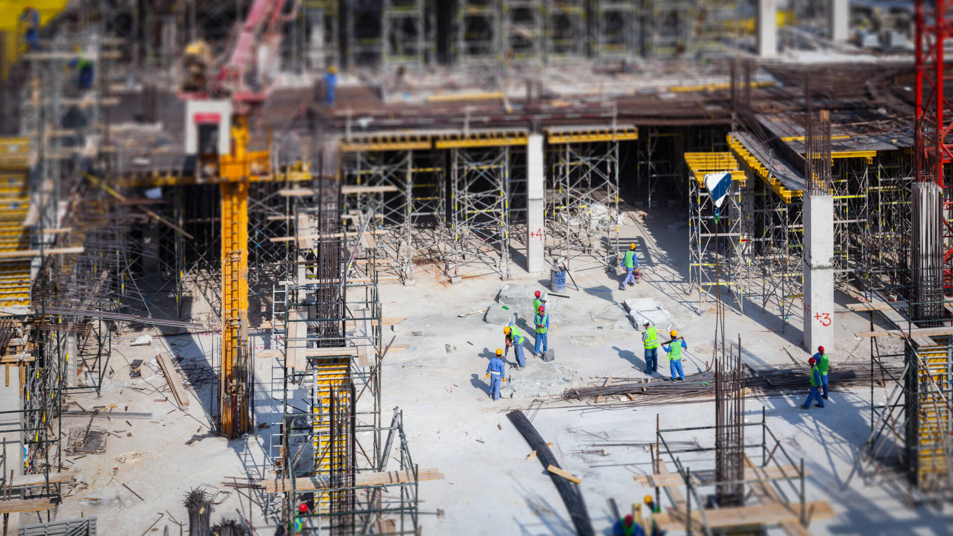 Construction site in Dubai